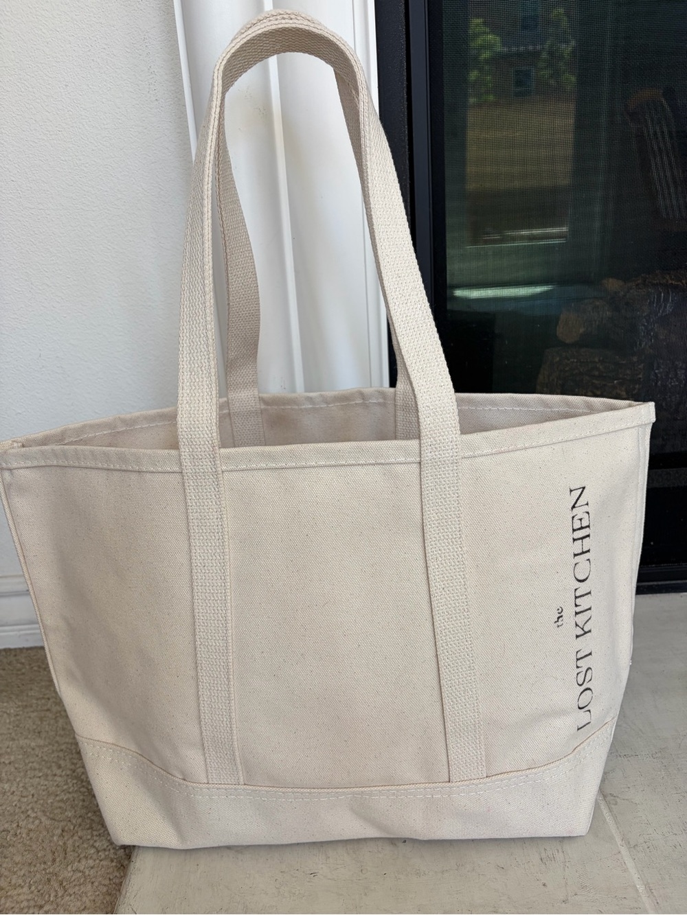 New The lost kitchen Canvas Tote Bag in Natural